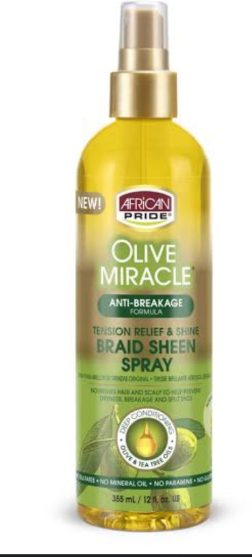 AFR/ROY BRAID SHEEN SPRAY (12OZ)