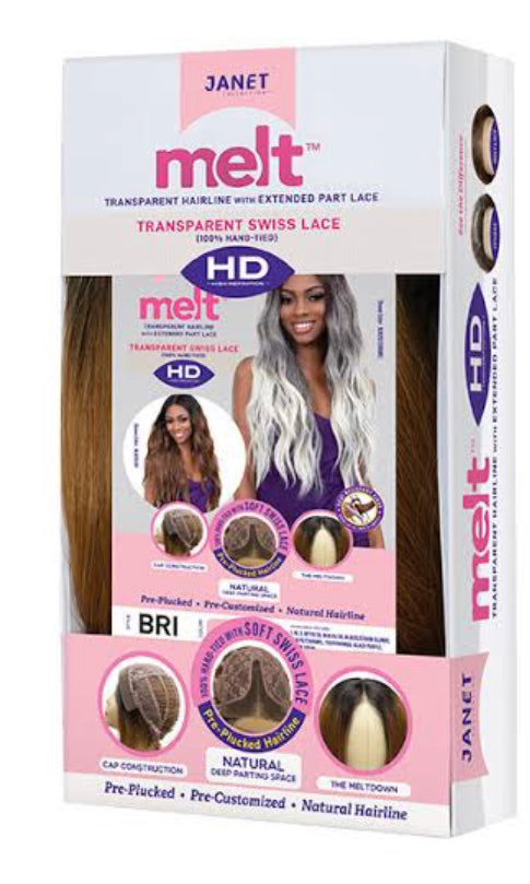 MELT HD PART LACE BRI WIG (HD, MELT HAIR LINE, LOOSE BODY WAVE)