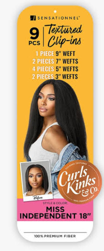 CLIP-IN MISS INDEPENDENT 18" - CURLS KINKS & CO