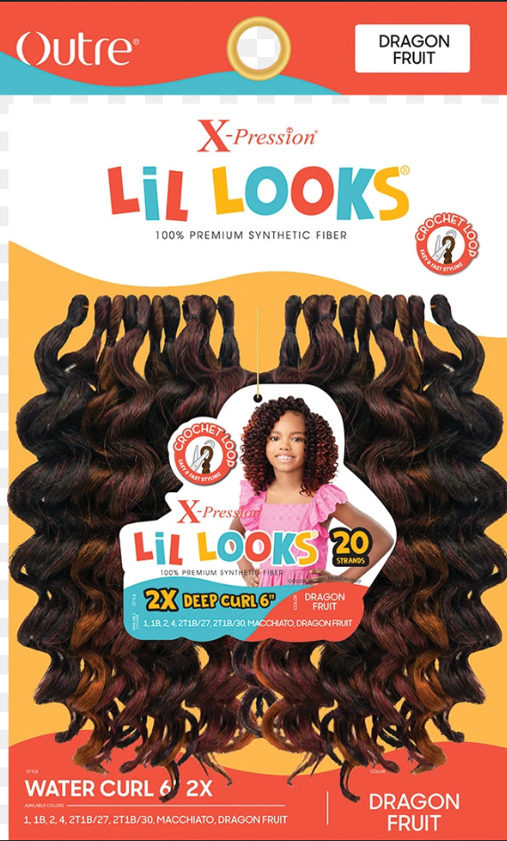 X-PRESSION - LIL LOOKS - DEEP CURL 6" 2X