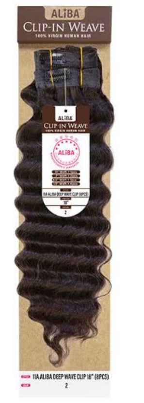 11A ALIBA DEEP WAVE CLIP 18" (8PCS)