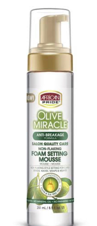 A/P OLIVE FOAM SET MOUSSE