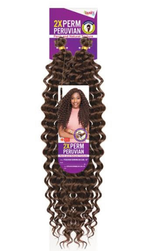 PERUVIAN DOMINICAN CURL BRAID 18"
