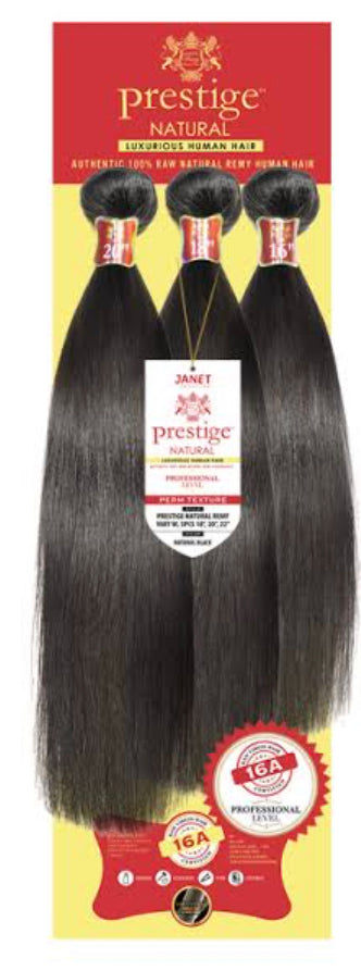 PRESTIGE NATURAL REMY YAKY W 3PCS (16"18"20")-NATURAL BLACK