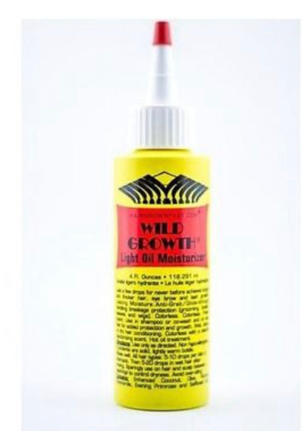 WILD GROWTH HAIR OIL MOISTURIZER LIGHT (4OZ)