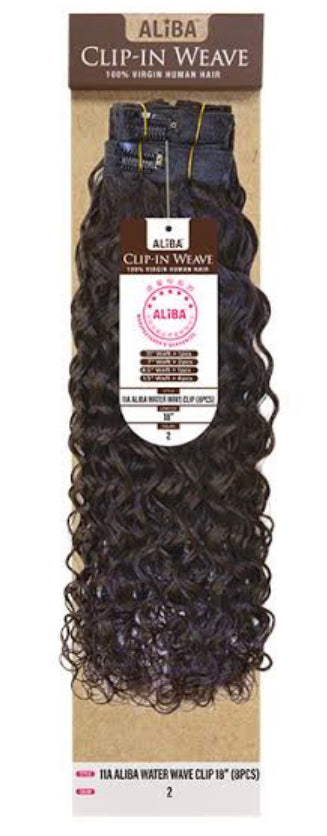 11A ALIBA WATER WAVE CLIP 18" (8PCS)
