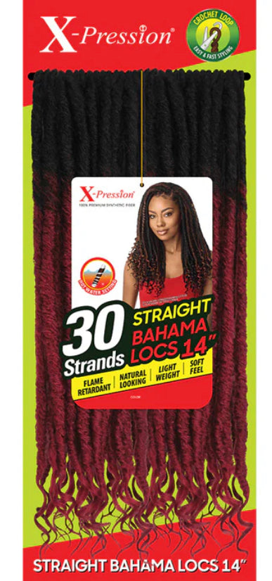 X-PRESSION STRAIGHT BAHAMA LOCS 18"