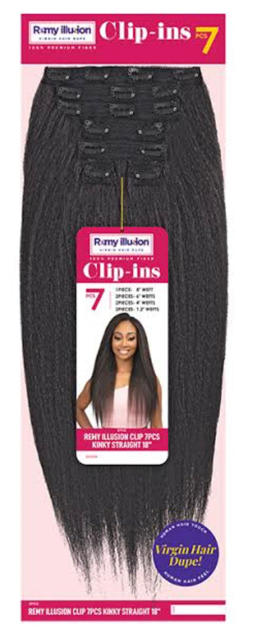 REMY ILLUSION CLIP 7PCS 18"