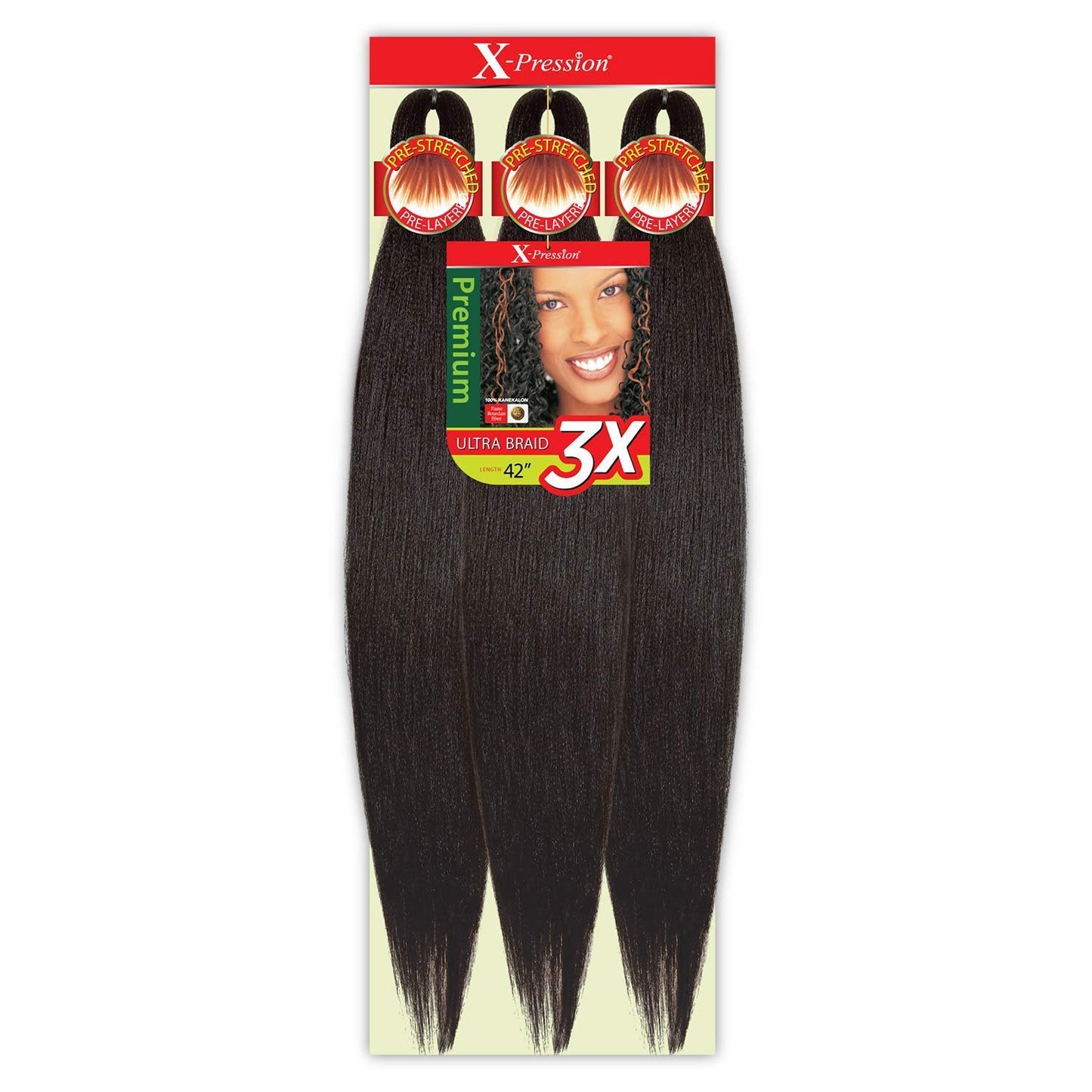 3X XPRESSION HAIR BRAIDS 42”