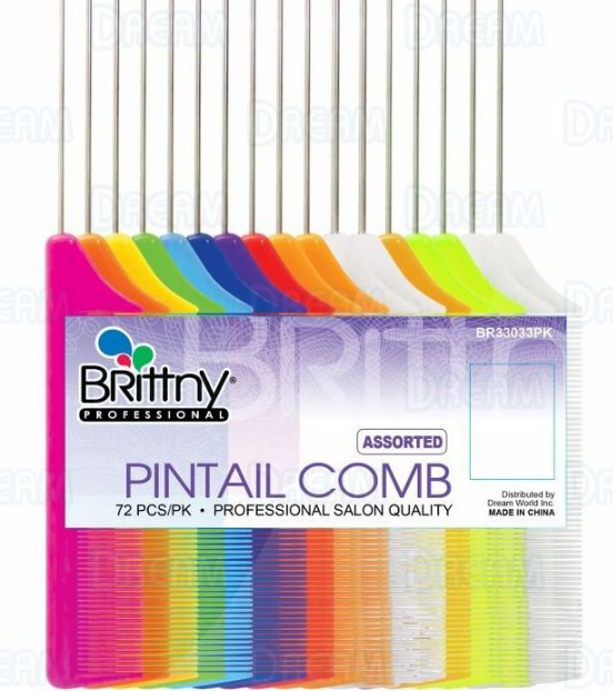 DREAM COMB BULK PIN TAIL 72PS / PK