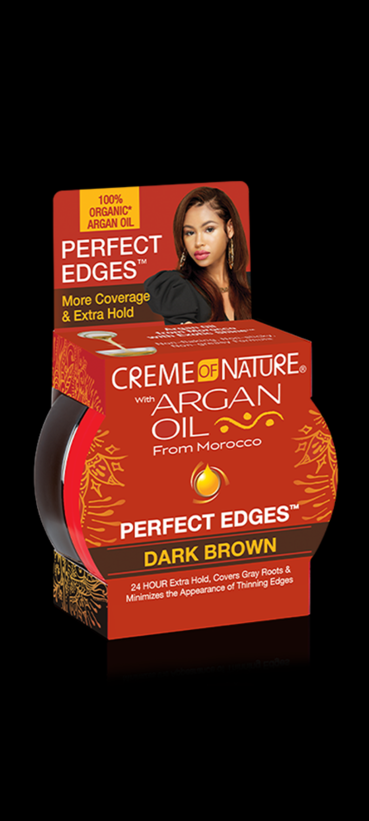 C/N ARGAN EDGES DARK BROWN (2.25OZ)