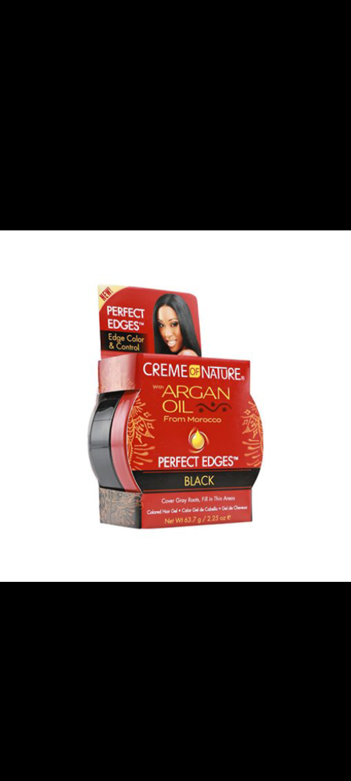 C/N ARGAN EDGES BLACK (2.25OZ)