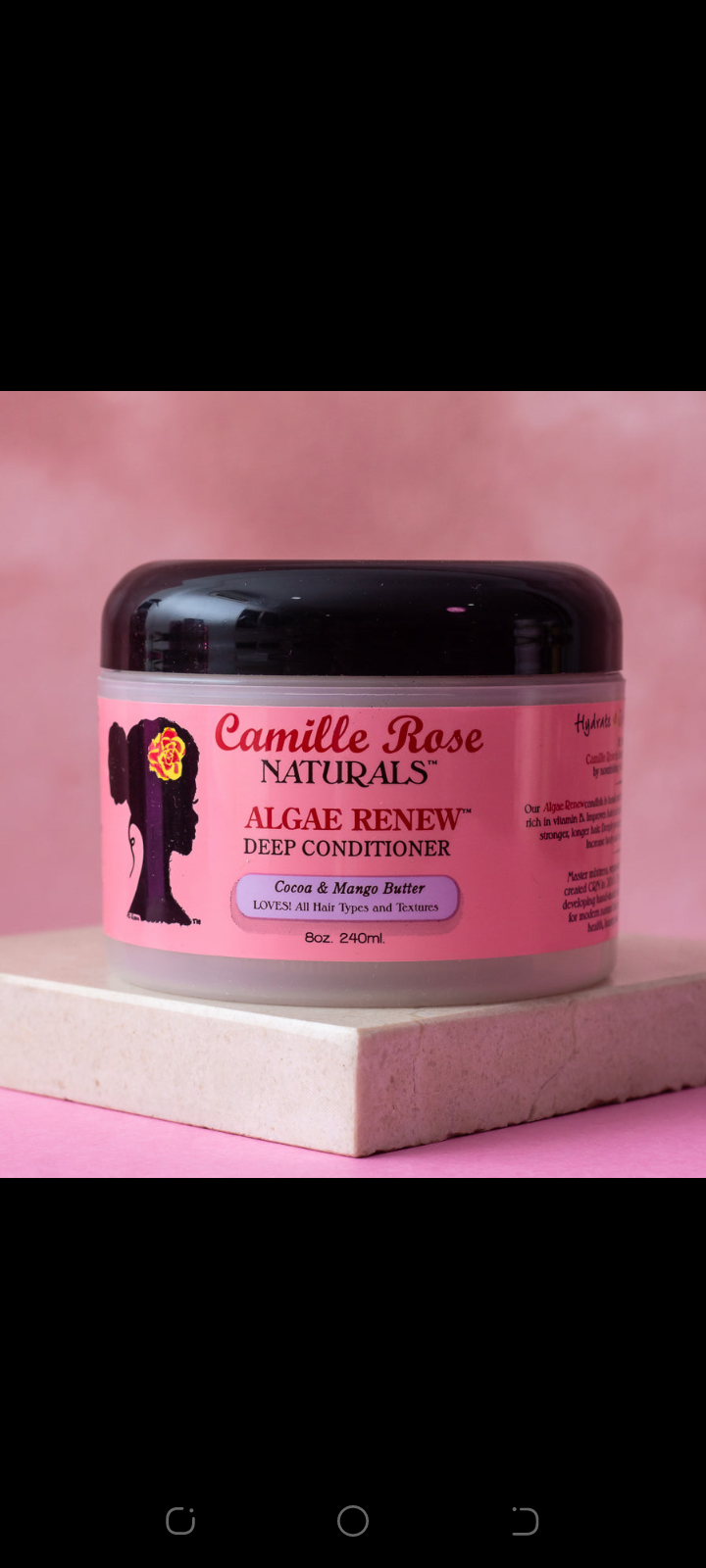 CAMILLE ROSE ALGAE RENEW DEEP CONDITIONER (8OZ)