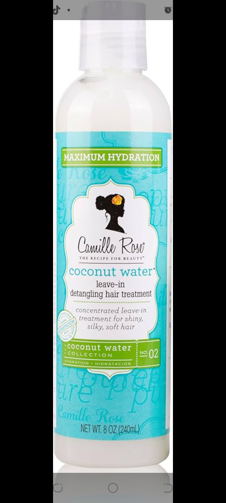 CAMILLE ROSE COCONUT WATER LEAVE-IN DETANGLING CONDITIONER