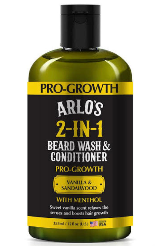 ARLO'S BEARD WASH & CONDITIONER [PRO GROWTH] 12oz