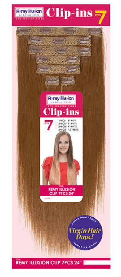 REMY ILLUSION CLIP 7PCS BODY 24"
