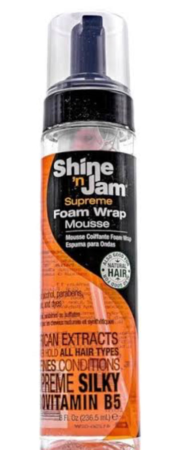 AMPRO SHINE N' JAM FOAM WRAP MOUSSE SUPREME