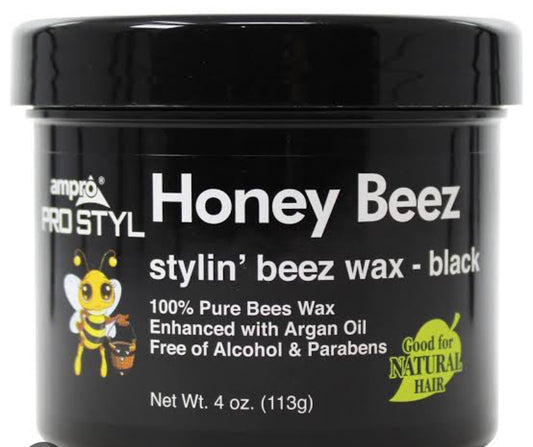 AMPRO BEES WAX (4OZ) (BLACK)