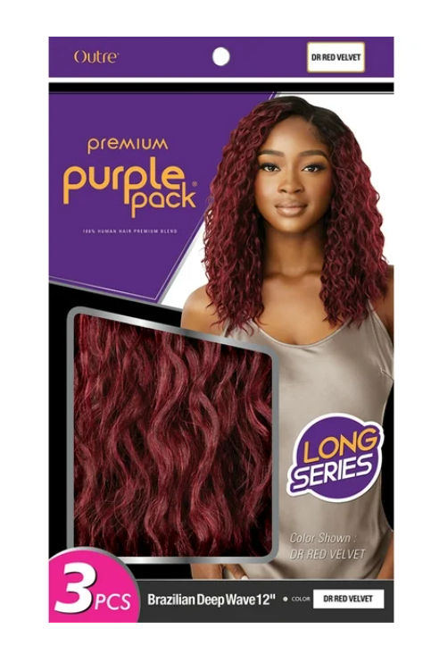 HWPL3BD12 (HH PURPLE PACK 3PCS LONG BRAZILIAN DETANGLER)