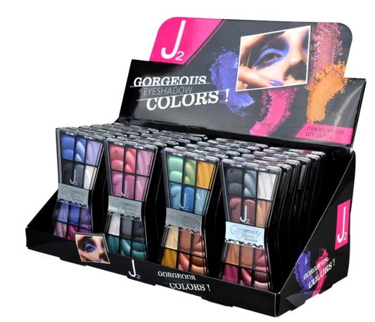 BR4556 (J2 C/EYESHADOW GORGEOUS- 24PCS)